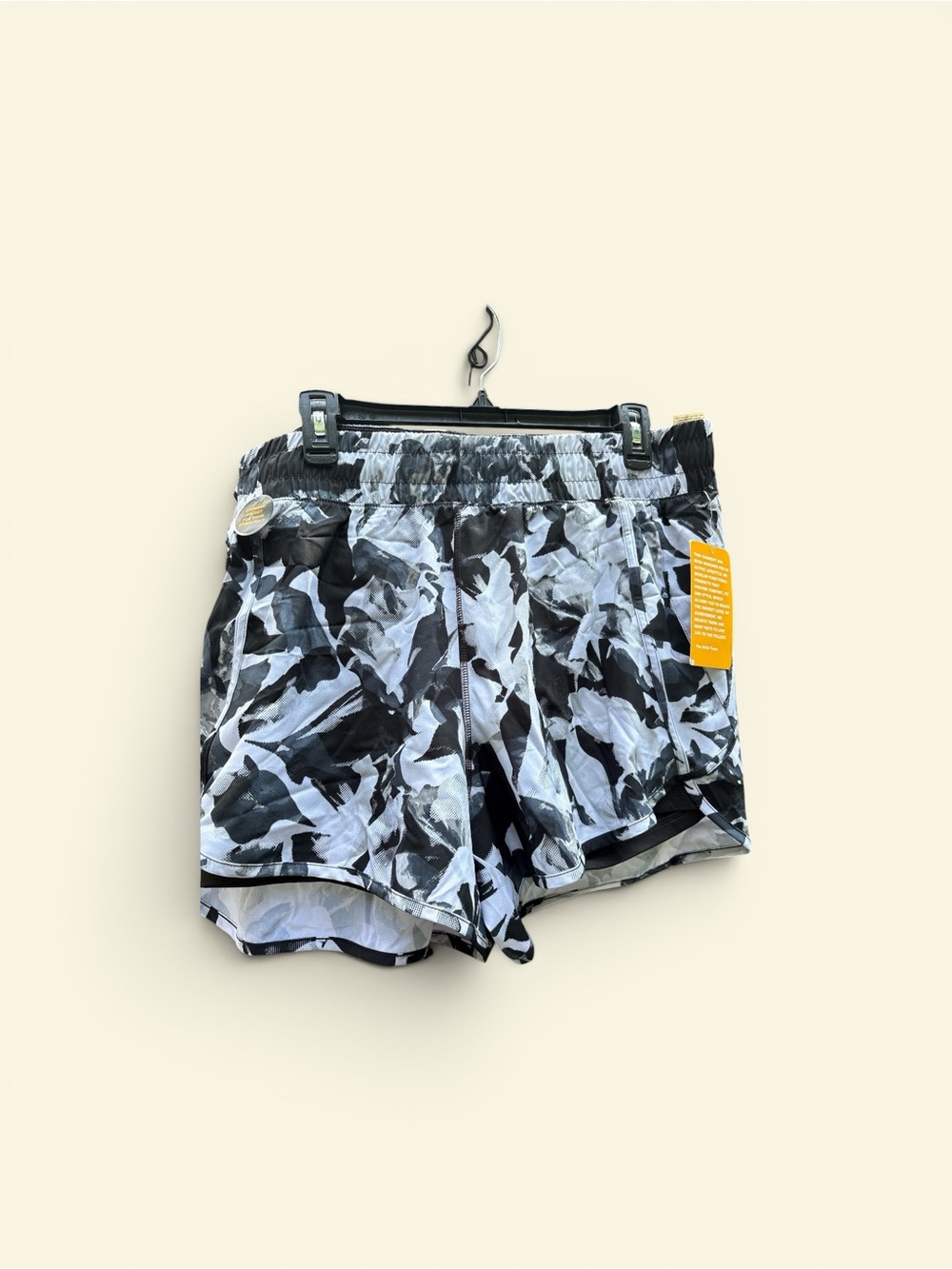 Avia Women's Black & White Camo Athletic Shorts